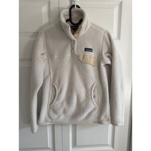 Patagonia Women's Cream Fleece Snap-T Pullover Jacket‎ XS